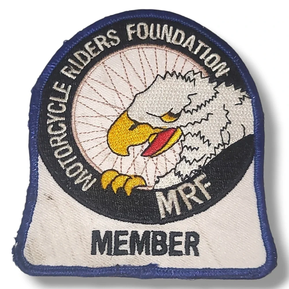Harley HOG Motorcycle Patch Lot 3 Riders Foundation Member Eagle Biker